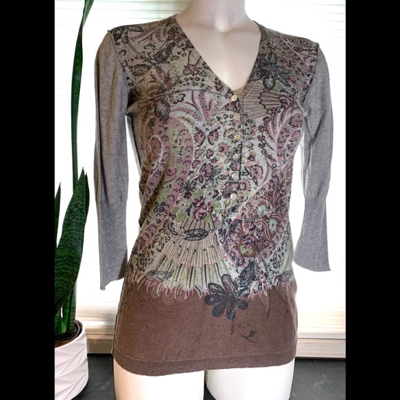 Cotton, Silk & Cashmere Sweater - Picture 1 of 5